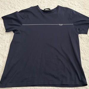 Men’s navy blue prada shirt